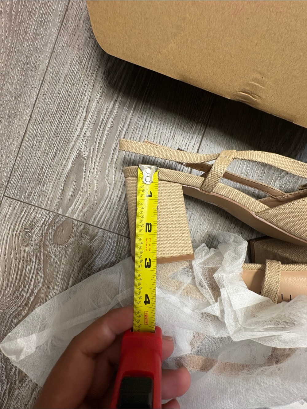 Journee Collection Bow-Front Slingback Pump in Tan - Picture 10 of 12